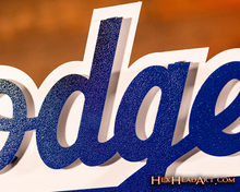 Load image into Gallery viewer, Los Angeles Dodgers Script 3D Metal Wall Art
