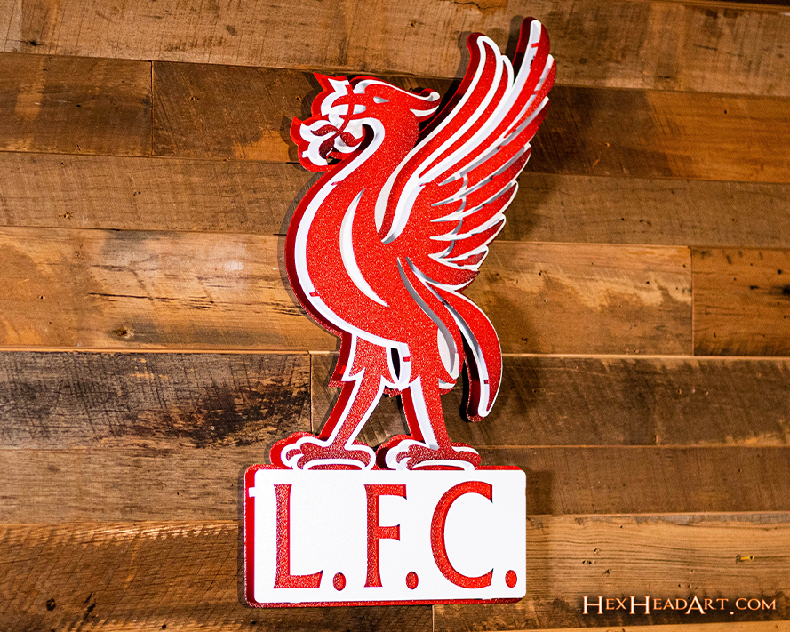 Liverpool FC 3D Vintage Metal Wall Art