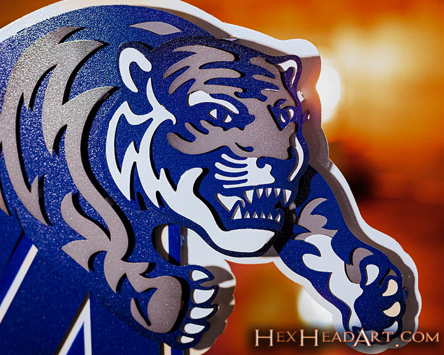 Memphis Tigers 3D Metal Wall Art