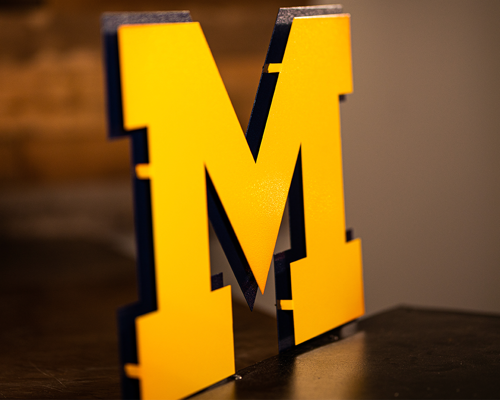 University of Michigan Block M Maize 21