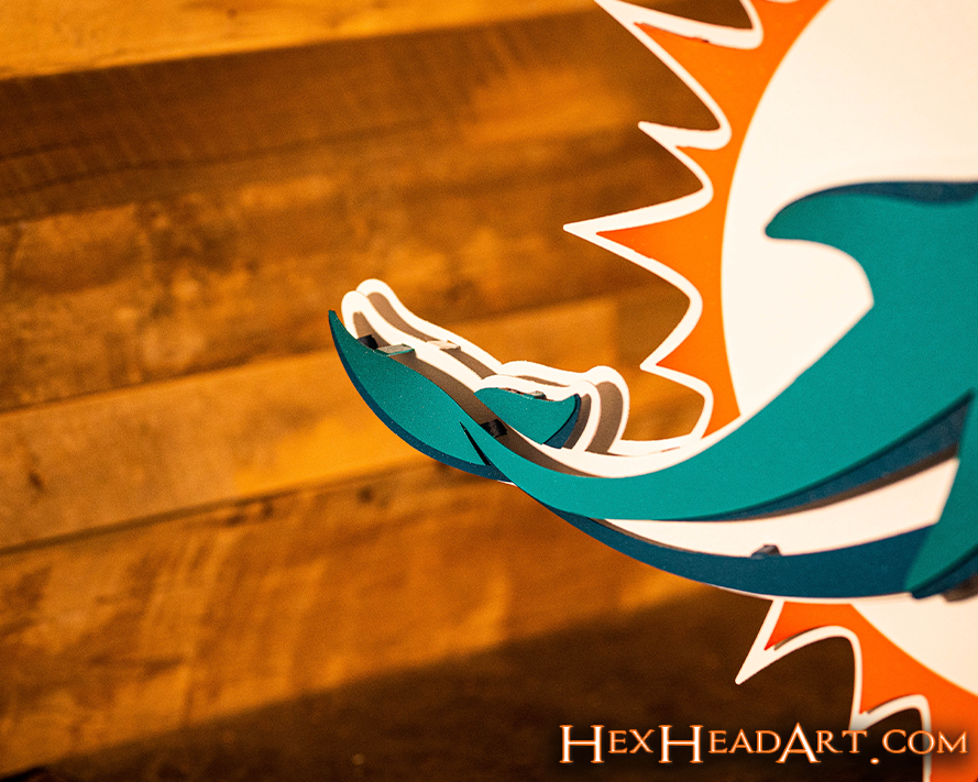 MIAMI DOLPHINS – Hex Head Art