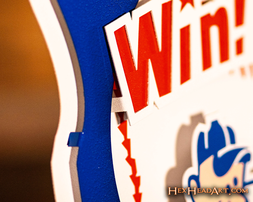 Minnesota Twins " Minnie and Paul" Cooperstown Logo 3D Metal Wall Art