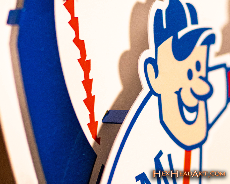 Minnesota Twins " Minnie and Paul" Cooperstown Logo 3D Metal Wall Art