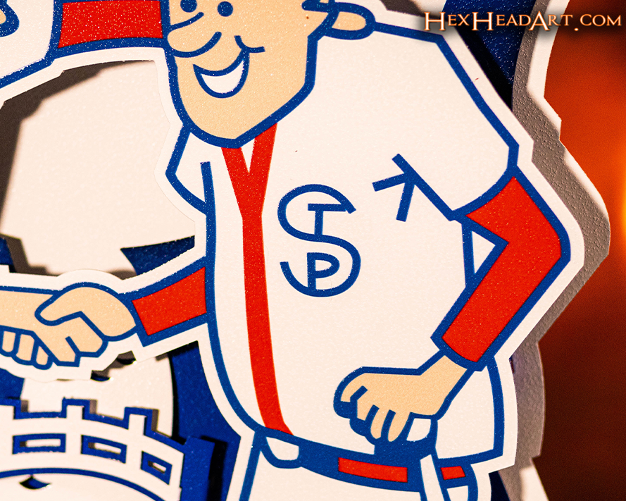 Minnesota Twins " Minnie and Paul" Cooperstown Logo 3D Metal Wall Art