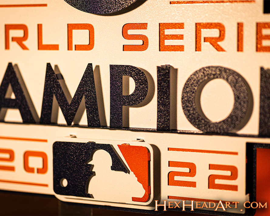 Houston Astros World Series 2022 3D Metal Art