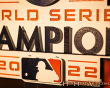 Load image into Gallery viewer, Houston Astros World Series 2022 3D Metal Art
