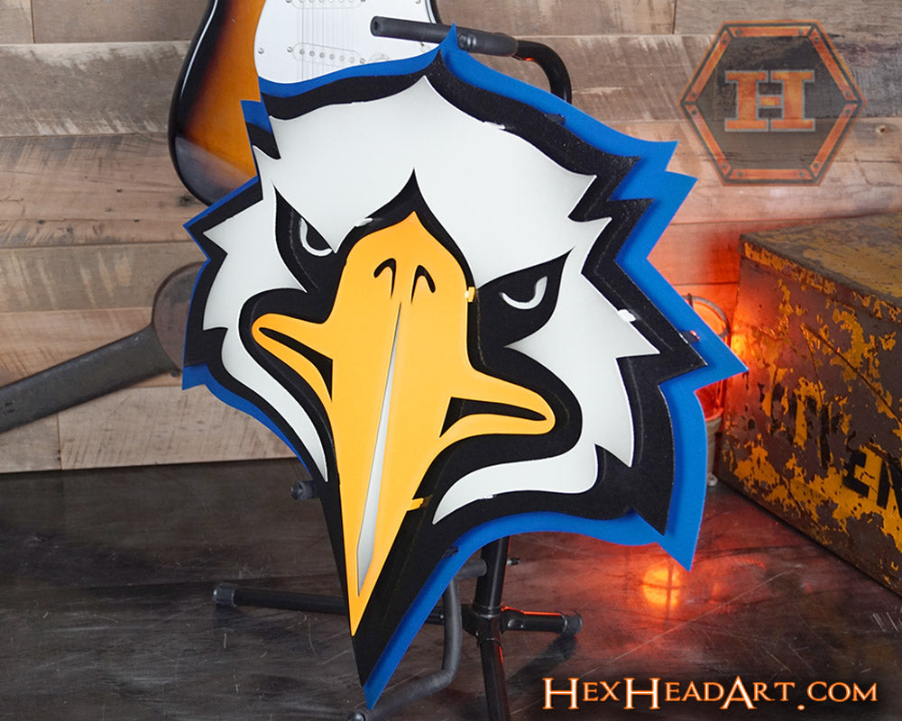 Morehead Eagles Mascot 3D Metal Wall Art