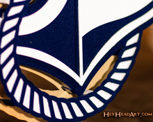Load image into Gallery viewer, US Naval Academy Anchor 3D Metal Wall Art
