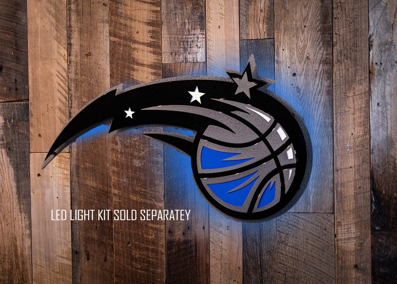 Orlando Magic 3D Vintage Metal Wall Art