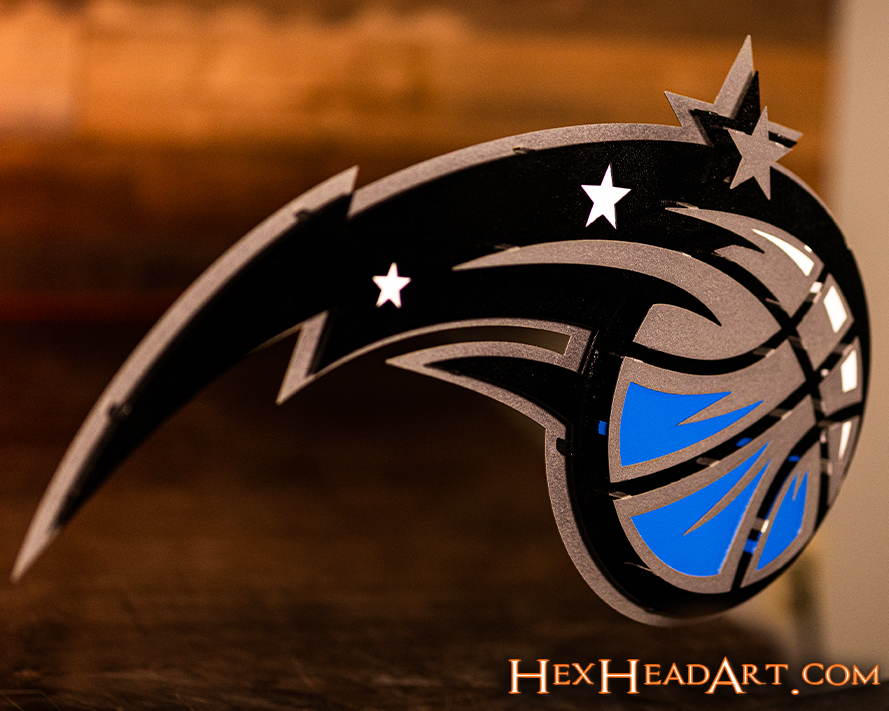 Orlando Magic 3D Vintage Metal Wall Art