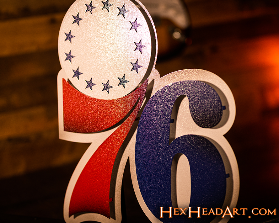 Philadelphia "76ers" 3D Wall Art