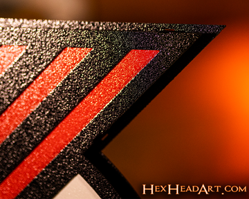 Portland Trail Blazers 3D Vintage Metal Wall Art