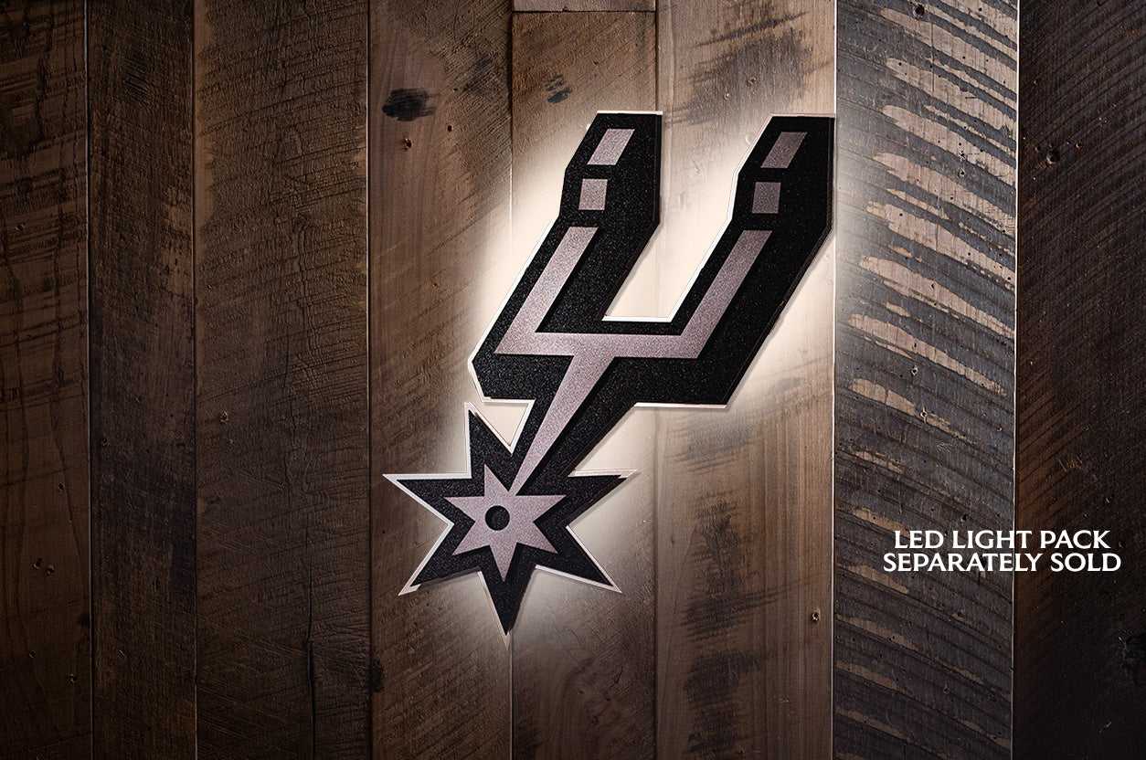 San Antonio Spurs 3D Vintage Metal Wall Art