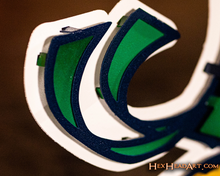 Load image into Gallery viewer, Notre Dame Fighting Irish Leprechaun 3D Vintage Metal Wall Art
