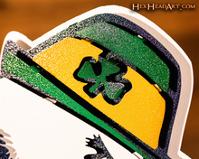 Load image into Gallery viewer, Notre Dame Fighting Irish Leprechaun 3D Vintage Metal Wall Art
