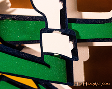 Load image into Gallery viewer, Notre Dame Fighting Irish Leprechaun 3D Vintage Metal Wall Art
