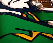 Load image into Gallery viewer, Notre Dame Fighting Irish Leprechaun 3D Vintage Metal Wall Art
