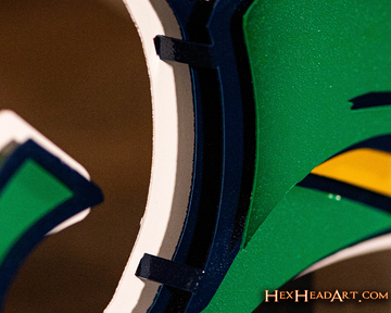 Notre Dame Fighting Irish Leprechaun 3D Vintage Metal Wall Art