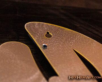 Notre Dame "Irish" Script Vintage 3D Metal Wall Art