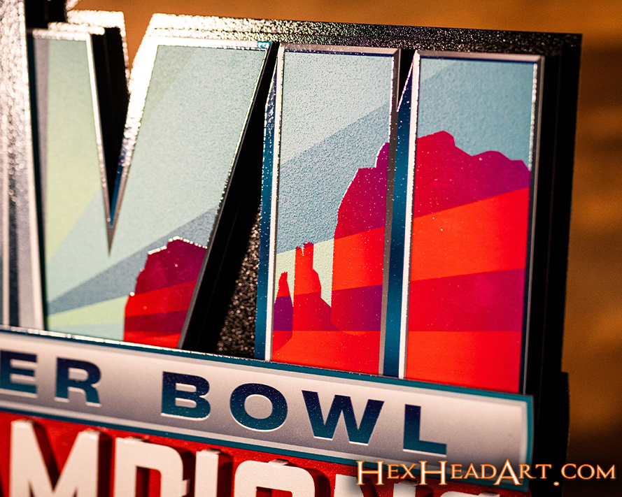 Kansas City Chiefs SUPER BOWL LVII CHAMPIONS! 3D Wall Art