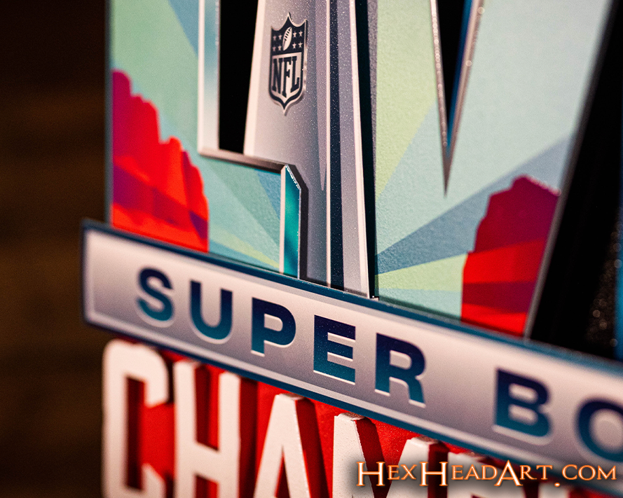 Kansas City Chiefs SUPER BOWL LVII CHAMPIONS! 3D Wall Art