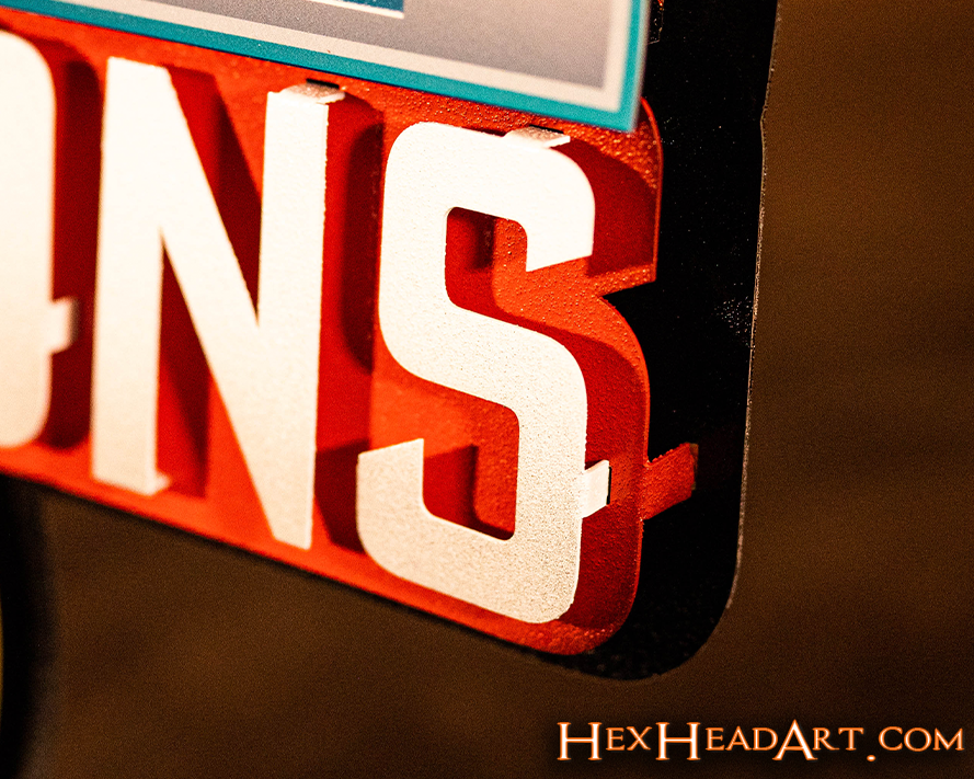 Kansas City Chiefs SUPER BOWL LVII CHAMPIONS! 3D Wall Art