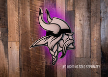 Load image into Gallery viewer, MONOCHROME -  Minnesota Vikings &quot;Norseman&quot;  3D Vintage Metal Wall Art
