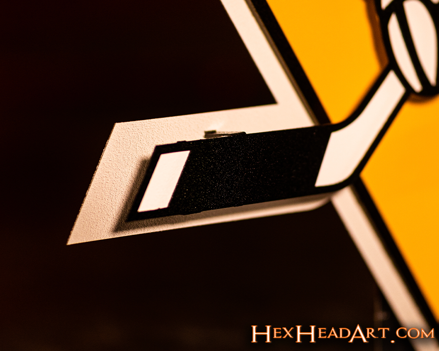 Pittsburgh Penguins NHL 3D Vintage Metal Wall Art