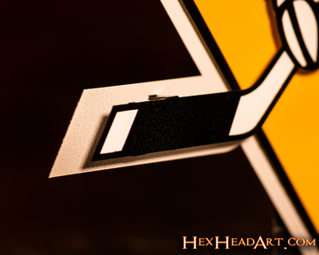 Pittsburgh Penguins NHL 3D Vintage Metal Wall Art