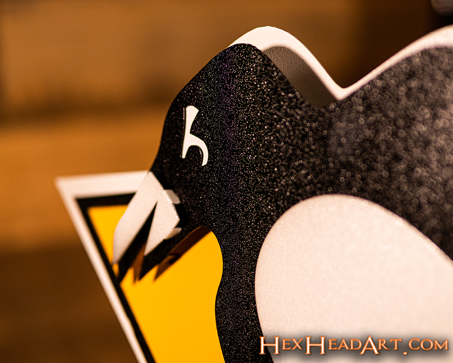 Pittsburgh Penguins NHL 3D Vintage Metal Wall Art