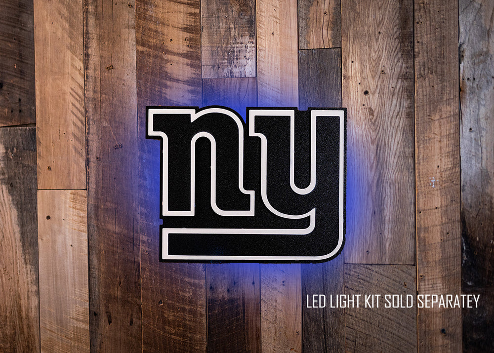 MONOCHROME - New York Giants "NY" 3D Vintage Metal Wall Art