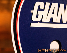 Load image into Gallery viewer, New York Giants Retro Helmet 3D Vintage Metal Wall Art
