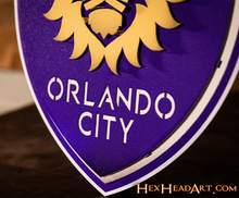 Load image into Gallery viewer, Orlando City 3D Vintage Metal Wall Art
