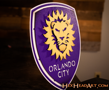 Load image into Gallery viewer, Orlando City 3D Vintage Metal Wall Art

