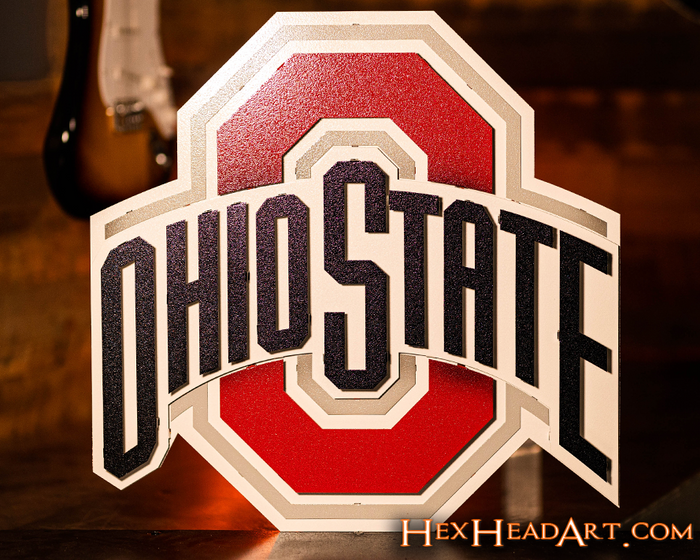 The Ohio State University 3D Metal Artwork 22