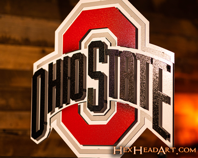 The Ohio State University 3D Metal Artwork 22