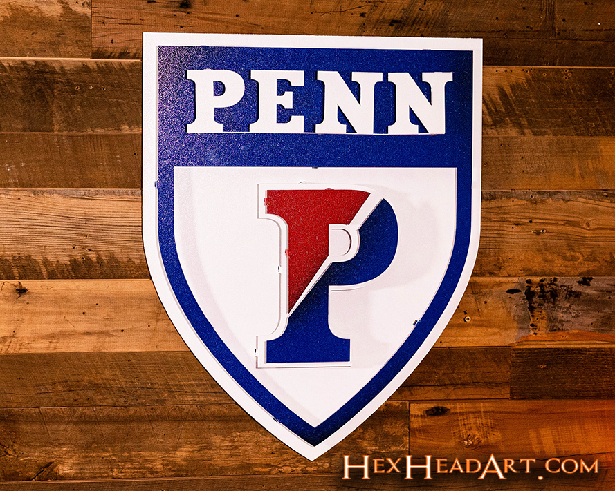 Pennsylvania PENN Athletic Shield 3D artwork