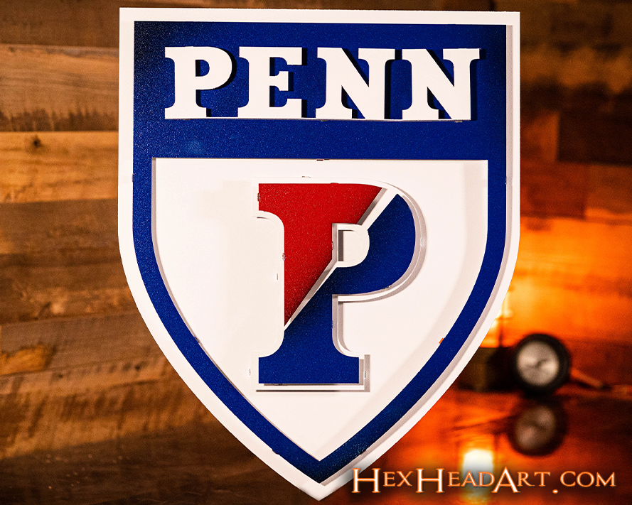 Pennsylvania PENN Athletic Shield 3D artwork