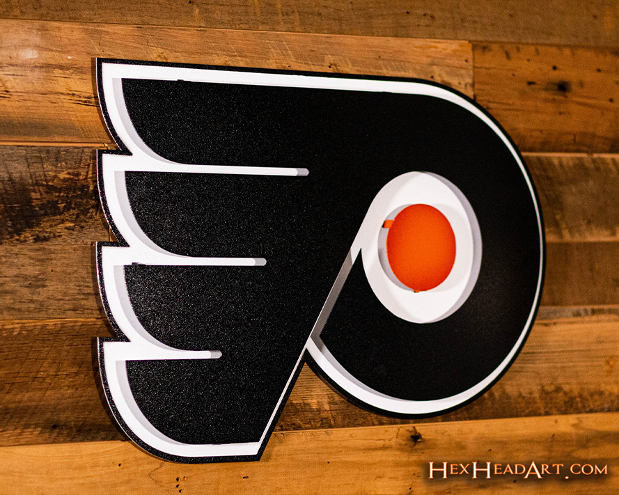 Philadelphia Flyers NHL 3D Vintage Metal Wall Art