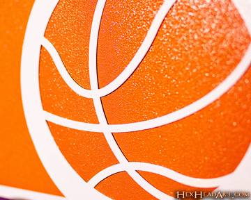 Phoenix Suns Throwback"1968-1992" 3D Vintage Metal Wall Art