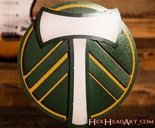 Load image into Gallery viewer, Portland Timbers 3D Vintage Metal Wall Art
