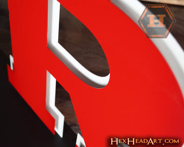 A Custom Rutgers Scarlet Knights "R"