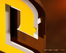 Load image into Gallery viewer, San Diego Padres 3 Layer &quot;PADRES&quot; 3D Vintage Metal Wall Art
