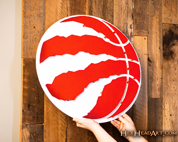 Toronto Raptors 3D Vintage Metal Wall Art