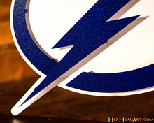 Load image into Gallery viewer, Tampa Bay Lightning NHL 3D Vintage Metal Wall Art
