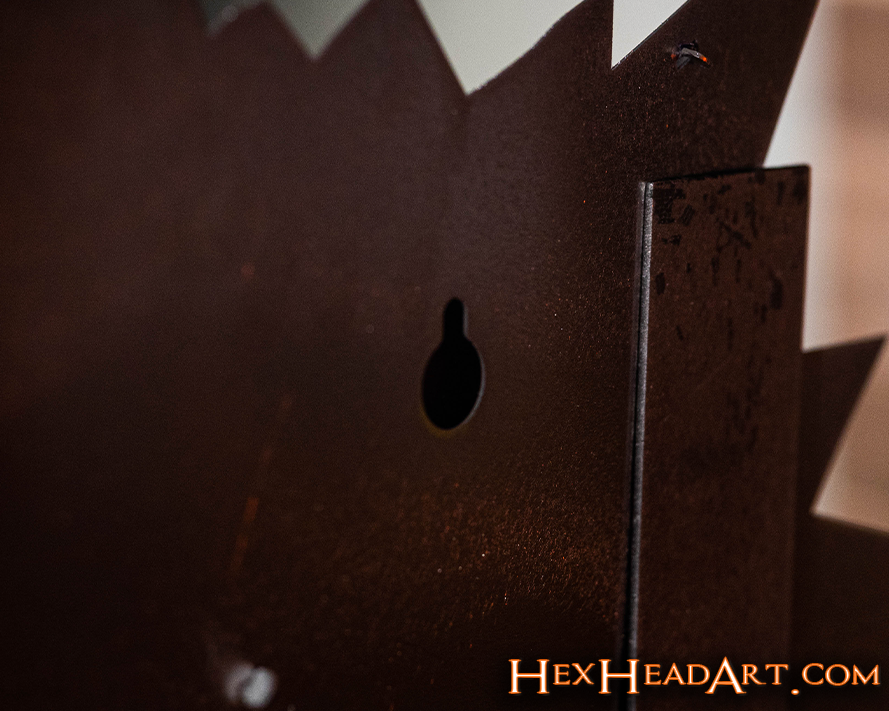 TCU Texas Christian "Horned Frog" 3D Vintage Metal Wall Art