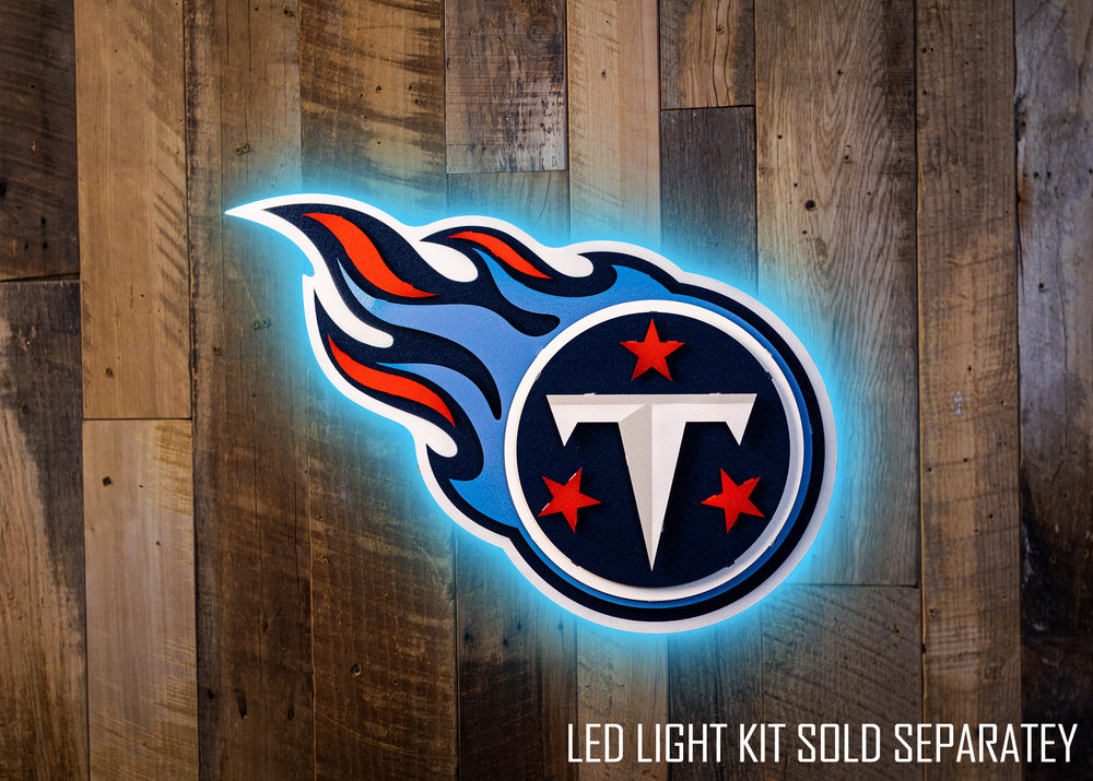 CLOSE OUT -- Tennessee Titans 3D Vintage Metal Wall Art