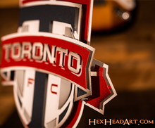 Load image into Gallery viewer, Toronto FC 3D Vintage Metal Wall Art
