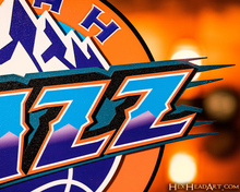 Load image into Gallery viewer, Utah Jazz Retro 1996 3D Vintage Metal Wall Art
