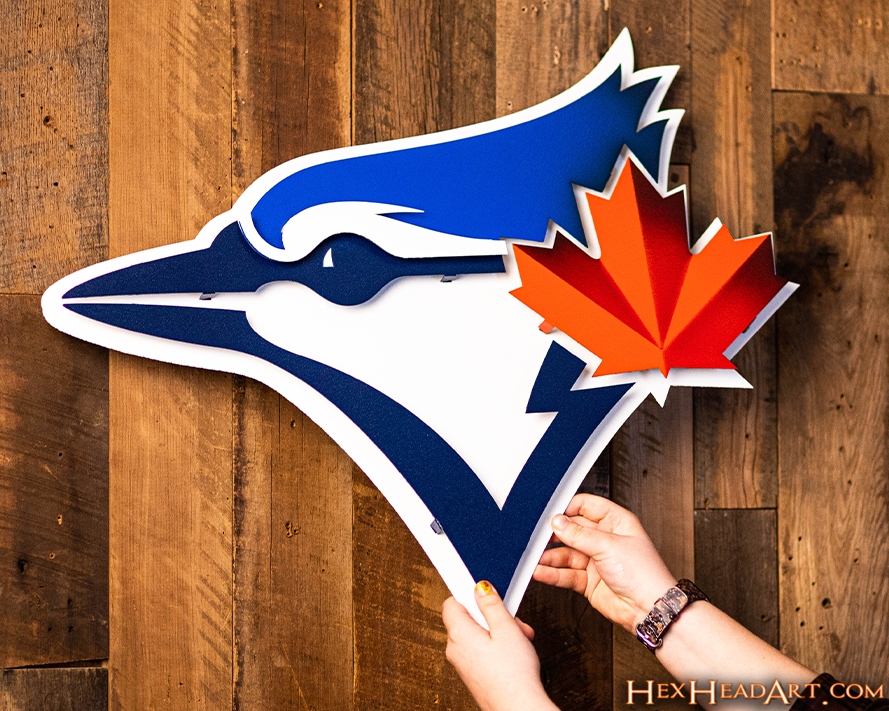 Toronto Blue Jays Bird 3D Metal Wall Art